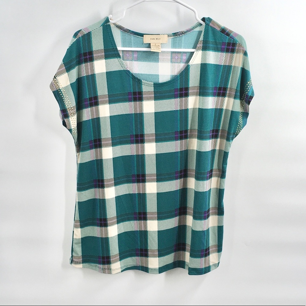 Diana Bell checkered top large